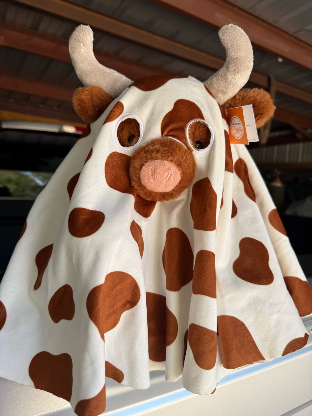 HEB Exclusive: destination holiday 11” Longhorn Ghost Plushie